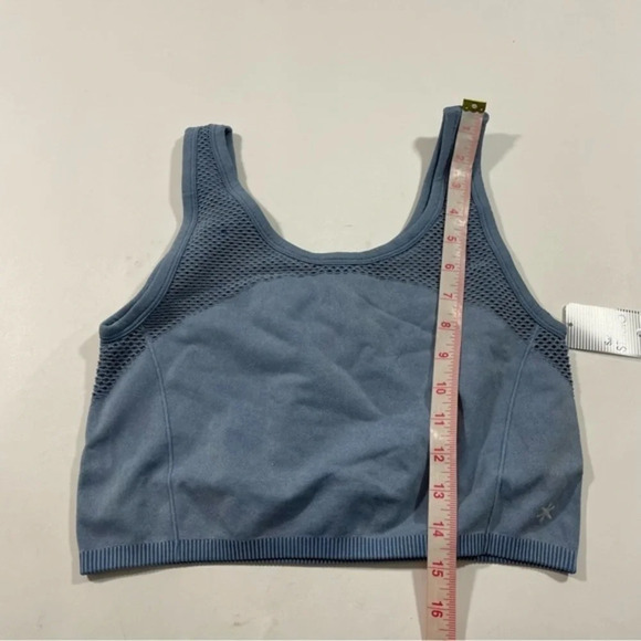 New Splendid Moonlight Blue Ombre Sleeveless Crop Top - Picture 6 of 6